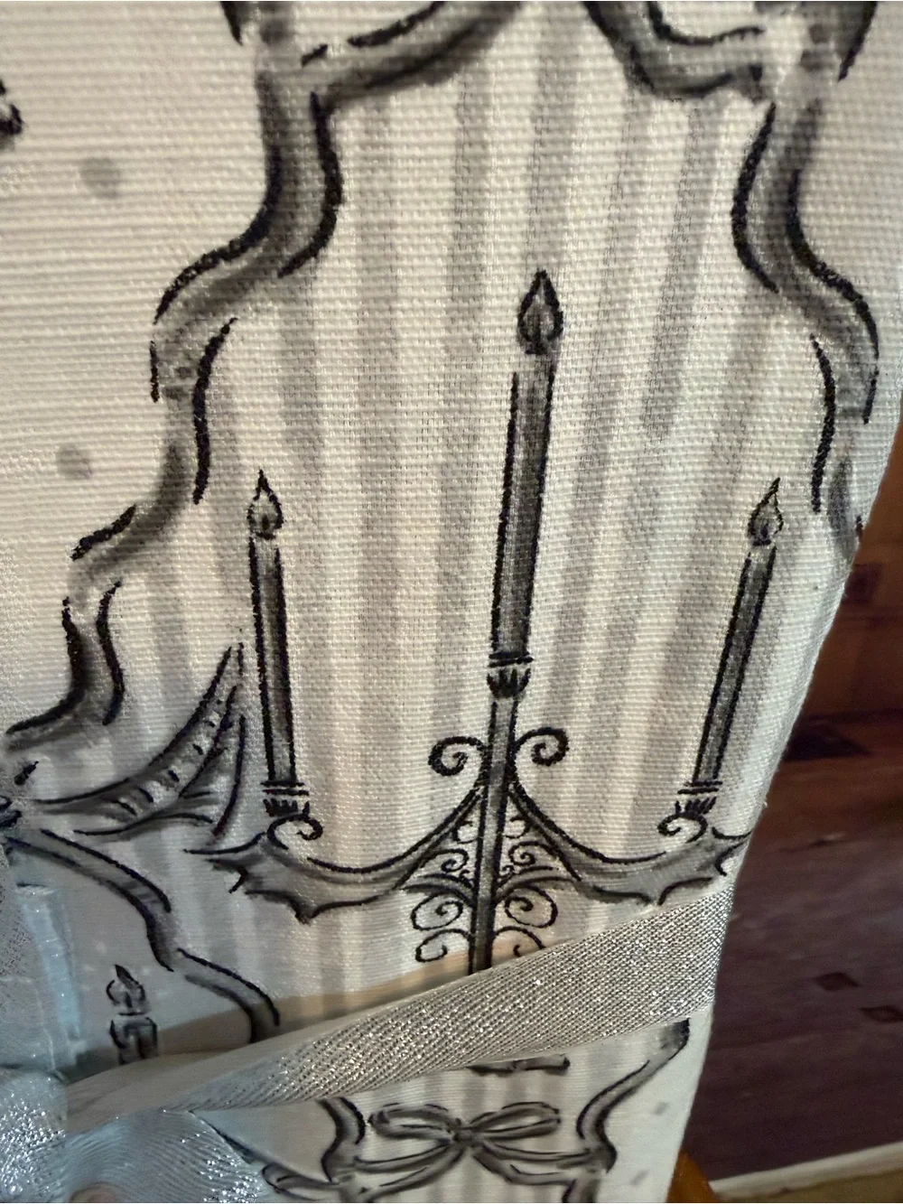 Madame Bones 'House of Curiosities’ NWT  Cotton Tablecloth Mansion Halloween